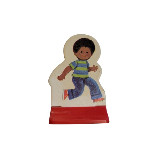 Vintage 70's Chutes And Ladders People Game Pieces - Picture 4 of 7